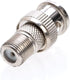 SATMAXIMUM Cctv4Less 50 Pack BNC Male Plug to F Female Jack Coax Adapter Connector for CCTV, DVR, and TV Applications