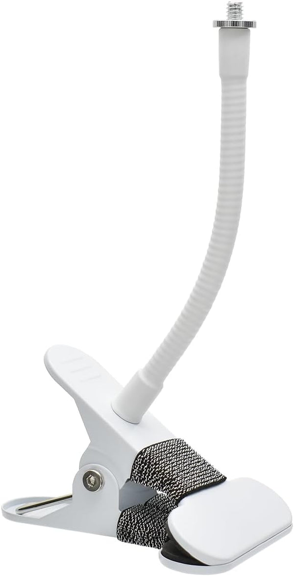 Holicfun Flexible Clip Mount for Indoor/Outdoor Security Cameras, 15cm Gooseneck, Compatible with Ring, Blink, Eufy,