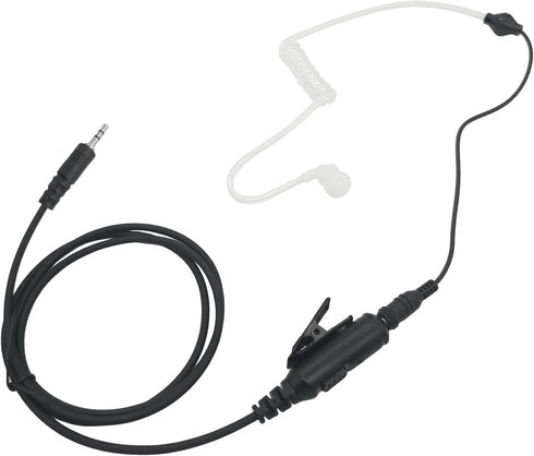 1 Pin Ptt Surveillance Headset, Acoustic Tube Radio Earpiece for Cobra Microtalk Walkie Talkie Models