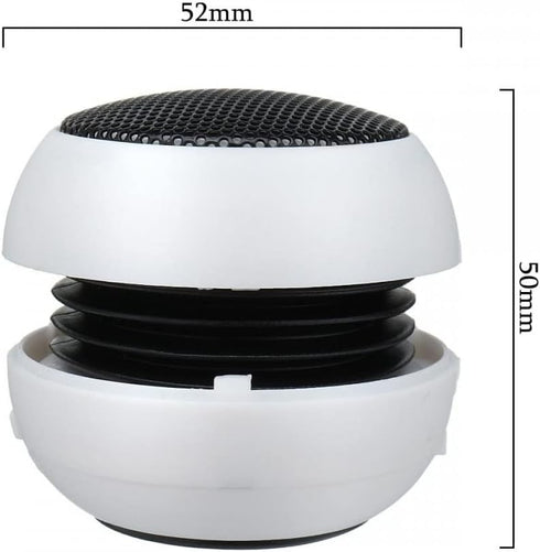 GXMRHWY 3.5mm Mini Portable Hamburger Rechargeable Travel Super Bass Speaker