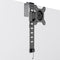 JOY worker Height Adjustable Cubicle Monitor Mount, 13"-34" Hanger, VESA 75*75/100*100mm, Black, Holds Up to 17.6 lbs