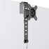 JOY worker Height Adjustable Cubicle Monitor Mount, 13"-34" Hanger, VESA 75*75/100*100mm, Black, Holds Up to 17.6 lbs