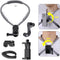 POV Neck Mount with Chest Strap, Extendable Arm Smartphone Mount for GoPro and Action Cameras