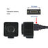 xiwai USB C USB 3.1 Type-C Dual Locking Connector to USB3.0 Data Transfer Cable with Panel Mount Screw