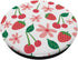 Strawberries and Cherries Pink Flowers Floral Fruit PopSockets Standard PopGrip