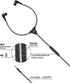 SIMOLIO Stereo Headset with Mic, Light Weight Stethoscope Transcription Headset with Volume Control and Soft Memory Foam Ear-Tips, 4.9FT Audio Cord, 3.5mm Plug Wired PC Headset (SM-901M)