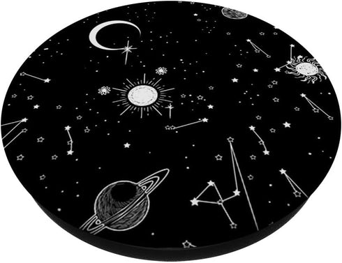 Astrology Galaxy Moon Sun Planets Horoscope Space Stars Gift PopSockets Standard PopGrip