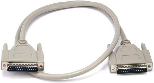 Monoprice 3-Feet DB25 M/M Molded Cable (101582), White