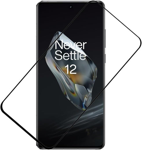 OnePlus 12R 2 Pack Black Tempered Glass Screen Protector 9H Frontier - Ultimate Protection for Your Device!
