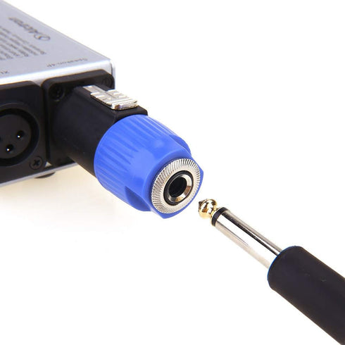 Speakon to 1/4 Adapter Connector, Upgraded 1/4" Female to NL4FC Male for Speaker/Amplifier/Mixer