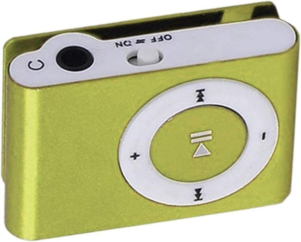 ZhangyiHot Green Colors Portable Metal Mini Clip Sport Mp3 Player No Memory Card