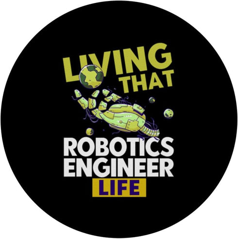 Vintage Robotics Engineer Life Robot PopSockets Standard PopGrip