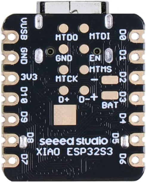 Seeed Studio XIAO ESP32S3 - 2.4GHz Wi-Fi, BLE 5.0, Dual-core, Ideal for Smart Homes, IoT, Robotics