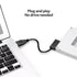 chenyang CY USB 3.0 to 7+6 13Pin Slimline SATA Cable Adapter for Laptop CD DVD ROM Optical Drive