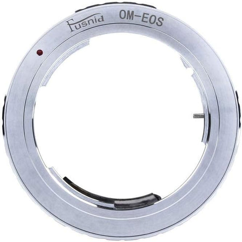 OM-EOS 9th Gen AF Confirm Lens Adapter Ring - for Olympus OM Lens to Canon EOS EF EF-S Mount Cameras