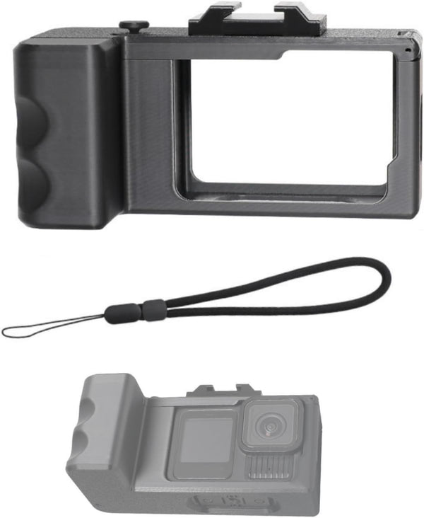 Generic Camera Grip Holder for Gopro Hero 13/12/11/10/9 Black, Camera Grip Cage Extension
