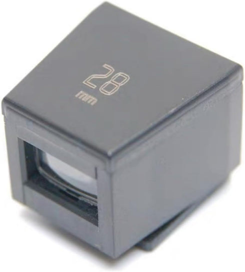 XHSESA 28mm 35mm 40mm (28mm) Optical Viewfinder for Ricoh GR for Leica X Series, Side Axis Finder for Compact Cameras