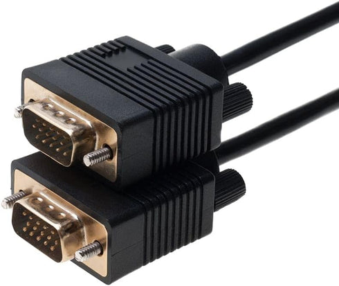 Cables Direct Online 10FT SVGA Monitor Cable - Male to Male VGA to VGA 1080P for PC, Projector, Laptop, TV