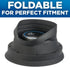 NVX XBAF68 2 Piece Universal Silicone Rubber Speaker Baffles with Self Adhesive Foam Base Pad