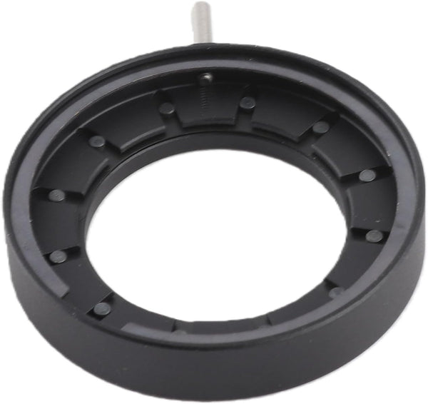 Fafeicy Adjustable Aperture Diaphragm for Microscope, Optical Diaphragm with 14 Blades Metal Lens,