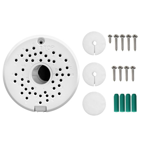 (ABS New) Security Camera Junction Box, Outdoor Bracket, Plastic Waterproof Mount, Hide Cable Junction Box for Arlo
