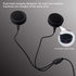 KIMISS BT17 Motorcycle Helmet Bluetooth Headset - Waterproof Stereo Music Headphones for Hands-Free Riding.