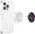 Rainbow Leopard Cheetah Black PopSockets PopGrip for MagSafe