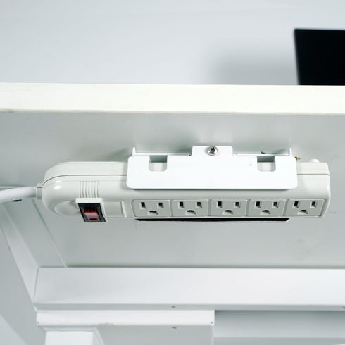 Monzlteck Universal Power Strip Mount, Under Desk or Wall Mount for Power Strip (Power Strip not Included)