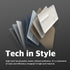 POUT H3 3-in-1 Split Max Wireless Charging Mouse Pad Fast Qi Charger, Mousepad Mat, and Magnetic Tray Organizer