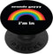 Sounds Gay Funny LGBT Pride Stuff Queer LGBTQ Retro Rainbow PopSockets Swappable PopGrip