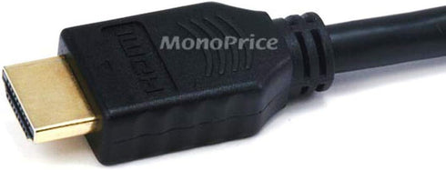 Monoprice Video Splitter - HDMI Male to 2X DVI-D Female, Gold Plated, Black