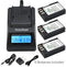 Kastar Ultra Fast Charger Kit and Battery (3-Pack) for Nik EN-EL9, EN-EL9a, MH-23 Compatible with Nik D3000, D5000,