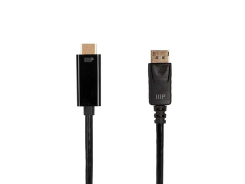 Monoprice DisplayPort to HDTV Cable - 2 Meter (6.6ft) 4K@60Hz - Select