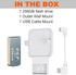 Blink USB Flash Drive 256GB for Local Video Storage and Outlet Mount for Blink Sync Module 2 (Module Not Included)