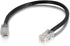 C2G/Cables to Go 26374 Cat5E Non-Booted Unshielded (UTP) Network Patch Cable, Black, 1 Foot