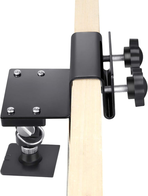 Wasserstein Gutter Mount for Ring, Arlo, Blink, Reolink Cams & Solar Panels, 2 Pack, Black
