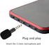 Bwexxt 4 3.5mm 4 3 Black Pole Mini Portable Microphone Jack Aux Pole/ Pole Karaoke Mic for Recorder Mobile Phone Smart