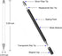 Stylus Pen for Samsung Galaxy Tab A9+/A8/A7/A7 Lite, High Sensitivity Capacitive Pencil for Apple iPad/Fire HD/All