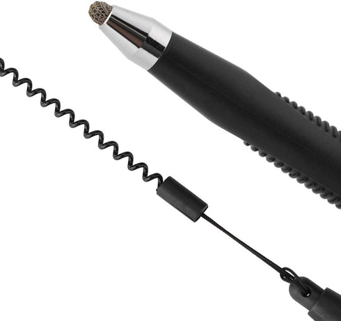 2 Pcs Portable Spring Rope Stylus Pen, Scratch Proof Pen with Stylus Tip for Touchscreen, Drawing and Note-Taking