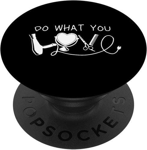 Funny Hair Stylist Love Barber Coiffeur Haircut PopSockets Swappable PopGrip