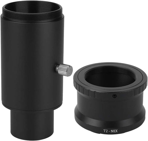 Telescope Extension Tube Adapter Ring Set for E Mount Camera, 1.25In M42*0.75mm Extension Tube Kit for T2 Mount