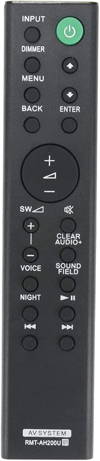 ALLIMITY RMT-AH200U Remote Control Replacement for Sony Sound Bar HT-CT390, HT-RT3