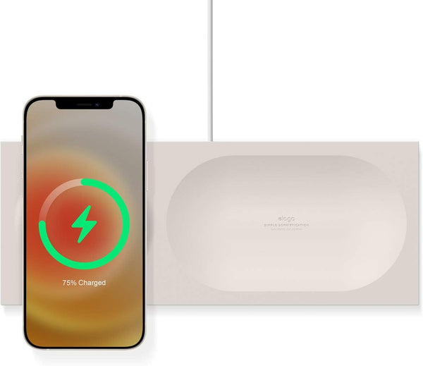 elago Charging Tray Compatible with MagSafe Charger for iPhone 15/14/13/12 models and other wireless charging phones