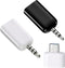 Qulkws 2 Pcs AUX to USB Adapter AUX to 3.5mm Audio Adapter USB