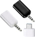 Qulkws 2 Pcs AUX to USB Adapter AUX to 3.5mm Audio Adapter USB