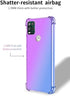 Motorola Moto G Stylus 5G (2021) Cellular Phone Case, Pink/Teal Shockproof TPU Soft Silicone Cover