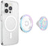 PopSockets Round Phone Grip Compatible with MagSafe, Adapter Ring Included, Wireless Charging Compatible - Marble Swirl