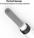 ECP4in1 Airpod Cleaner Kit, Tool for Airpods Pro 1 2 3, Flocked Sponge, Metal Pen Tip, 2 High-Density Brush - Black