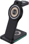 OTM Essentials 3-in-1 Wireless Charger, Fast Charging Station for iPhone, Smartwatch, and Wireless Earbuds, Portable