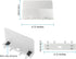 Clear Wall Mount Adhesive Phone Holder,Multi-Function Cell Phone Charging Brackets Holders,Hook for Living Room, Kitchen, Bathroom, Office,Compatible with Most Phones and Tablet